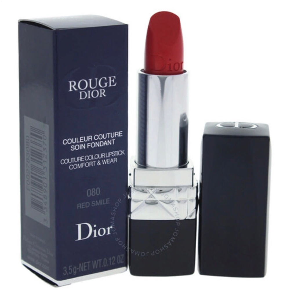 DIOR ROUGE 080 REFILLABLE LIPSTICKS RED SATIN